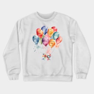 Balloons with compliments Crewneck Sweatshirt